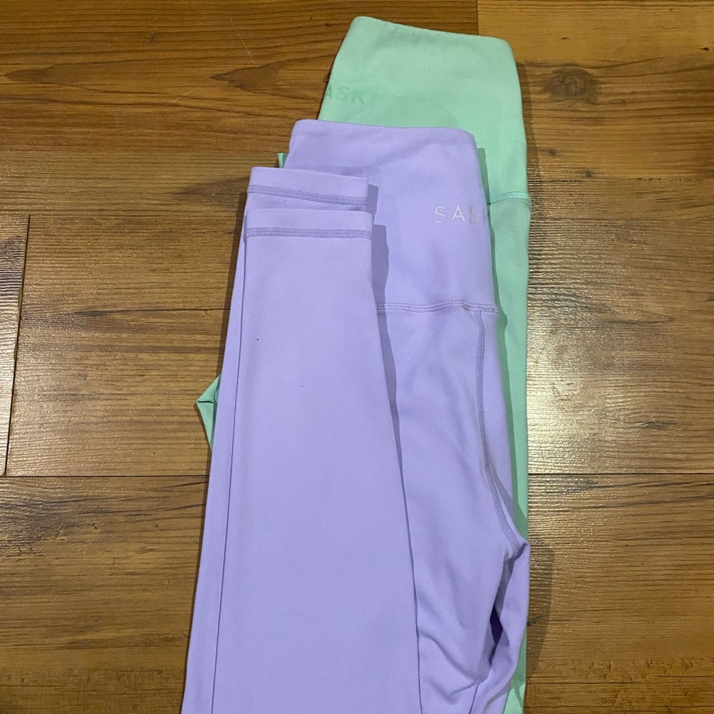 SASKI collection Tammy Hembrow high waist legging 2 pairs